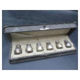 Set of Six Shakers Marked Sterling 529