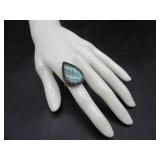 Silver Ring w/Stone