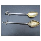 Two Inscribed Sterling Spoons