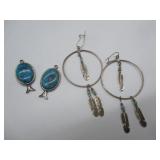 Two Pendants & Earrings