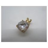 Gold Pendant w/ Stone