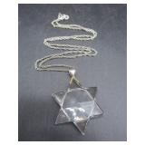 Sterling Necklace w/Star of David Pendant