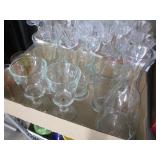 Carafe/Glass Set, Amber Stemware