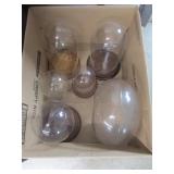 Wood Bases w/Glass Domes