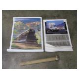 1988 Kenworth Truck Calendar & NP Train Poster
