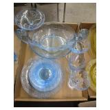 Blue Cambridge Glassware