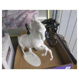 Two Horse Figurines - One Kaiser