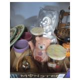 Pottery Cups, Bear D©cor, Mold, Teapot
