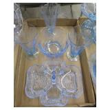 Blue Cambridge Glassware