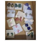 Costume Jewelry - Earrings on Cards