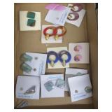 Costume Jewelry - Earrings on Cards
