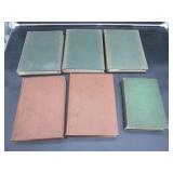 Six Hardback Books