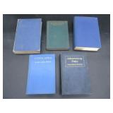 Five Hardback Books