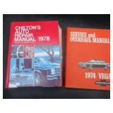 Service Manuals - 1974 Vega & Chilton's 1978