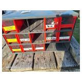 Bolt & Nut Storage Bin & Contents