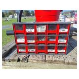 Bolt & Nut Storage Bin & Contents