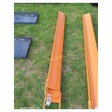 (2) Yellow 76' Pallet Fork Extensions (Both)