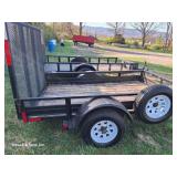 '99 Carsons 5'x8' Utility Trailer w/ Mesh Tailgate