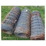 (3) Rolls Cattle Fence (Each)