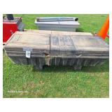 Black Plastic Truck Toolbox