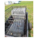 (4) Steel Animal Cages (Each)