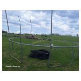Large Trampoline w/ Outside Netting