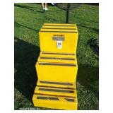 Plastic 3-Step Yellow Safety Step Stool