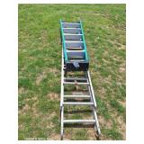 Werner 6' Step Ladder, 16' Alum Ext. Ladder(Both)
