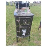 L. Lange & Co. Enamel Wood/Coal Stove w/ Pipe