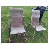 (2) Steel Patio Rockers (Both)