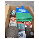 Box Motor Oil, Refrigerant, Oil Filters