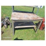 Steel 2-Shelf 2'x3-1/2' Work Table