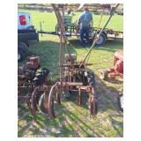 Vintage Rubber Tire Garden Cultivator - Non Run