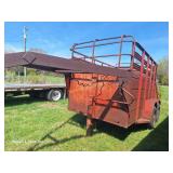 '92 10'x6' Gooseneck Stock Trailer - NO TITLE