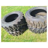 (4) 10-16.5 Skid Steer Tires (Each) New