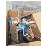 Box: Pipe Wrenches, Hand Tools (Both)