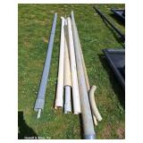 Lot of Various Size PVC Pipe