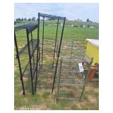 (3) Metal Storage Racks (All)
