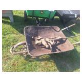 Steel Wheelbarrow & Post Vise