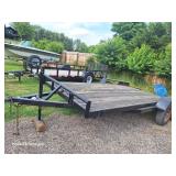 '93 James 16' Bumper Pull T/A Trailer, Ramps