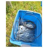 Brown Crate, Blue, Red Tubs Elec. Fence Supplies