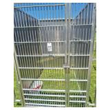 4' x 6' x 6' Aluminum Animal Cage w/ Casters