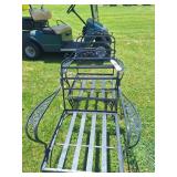 (2) Black  Patio Chairs (Both)