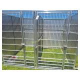8' x 6' x 6' Aluminum Animal Cage w/ Casters