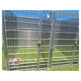 8' x 6' x 6' Aluminum Animal Cage w/ Casters