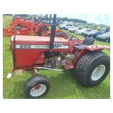 MF 205 Diesel Tractor, 2WD, Turf Tires 1200 hrs