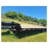 '19 Gatormade 20'+5' Pintle Hitch Flat Trailer