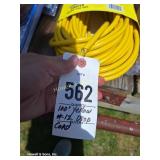 Yellow #12 100' Drop Cord