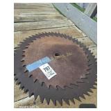 (2) Round Saw Blades: 19' & 24' (Both)