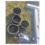 (4) Fernco 8' Pipe Couplers,Blue Angel Sewage Pump
